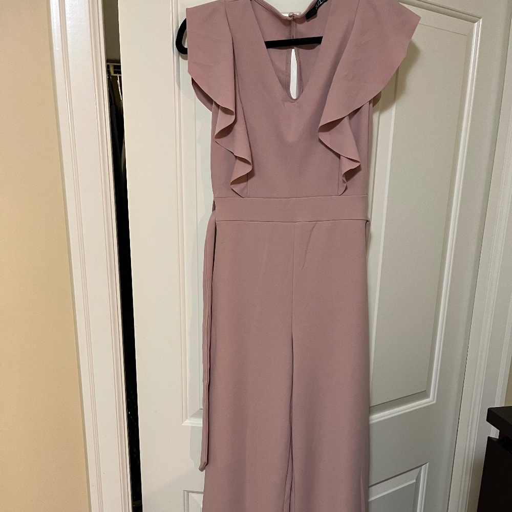 Pink formal jumpsuit